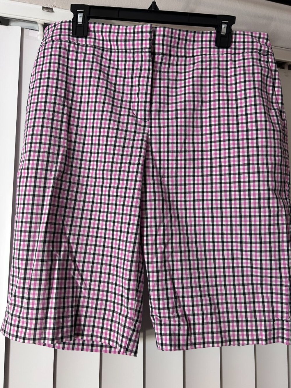 Women's Jones New York Gingham Bermuda Shorts Women’s Size 12 Like New